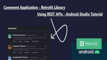 Comment Application - Retrofit Library And REST API - Android Studio Tutorial