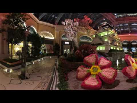 Full Tour LAS VEGAS Incredible BELLAGIO Hotel & Casino BOTANICAL GARDENS