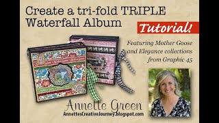 Create a Tri-Fold Triple Waterfall Album