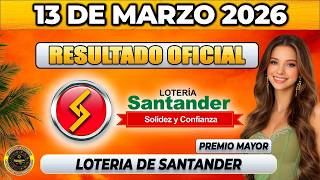 Resultado Loteria De Santander Del Viernes 13 De Marzo 2026