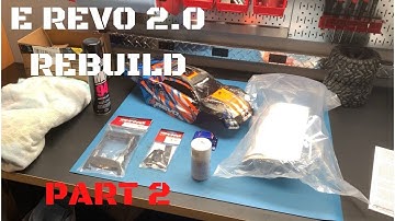 E REVO 2.0 REBUILD Part 2 | Dyed black chassis custom body