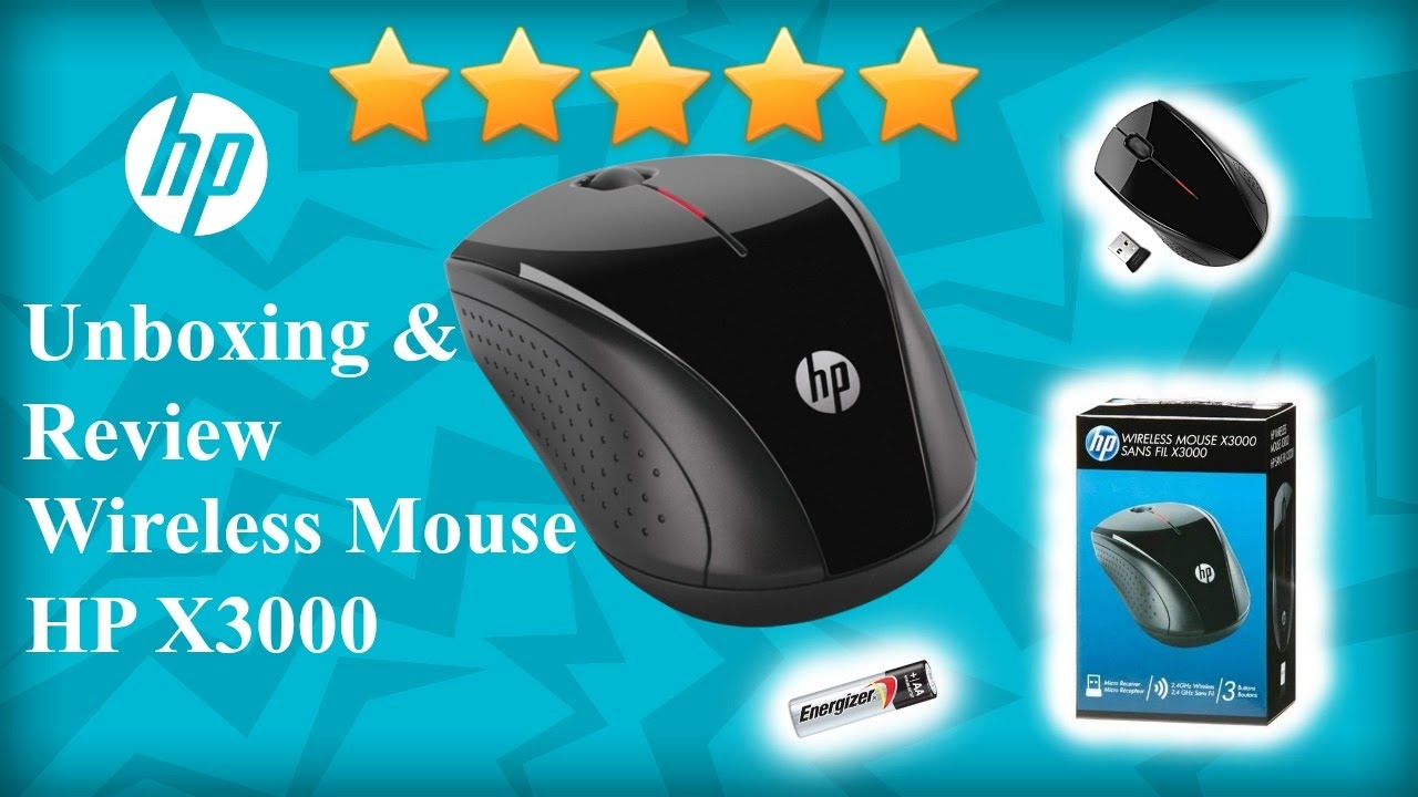 hp wireless mouse x3000 instructions