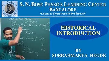 Historical Introduction  | CSIR-NET | GATE Physics | JEST | TIFR -GS | IIT-JAM Physics | QM 1.1