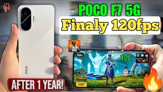 🔥POCO F7 👋 120 FPS UNLOCK IN BGMI । HOW TO UNLOCK 120 FPS । IN BGMI । IN ANY DEVICE