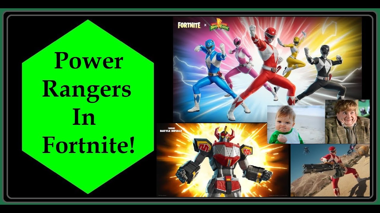 Power Rangers/Fortnite Collab Drops TODAY With a Reveal Trailer That is ...