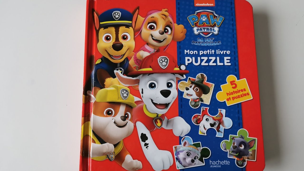 Livre puzzle - Pat Patrouille