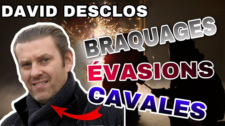 L'INCROYABLE HISTOIRE DE L'ANCIEN DÉLINQUANT DAVID DESCLOS (braquages, prison, cavales)