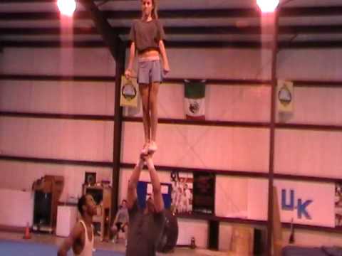 Lizzy Martin 11 year old cheerleader heelstretch f...