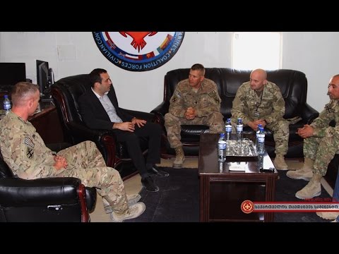 ირაკლი ალასანია ავღანეთში აშშ-ის პოლკოვნიკ რენდალ სიმონსს შეხვდა