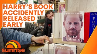 Prince Harry's book accidently released early in Spain