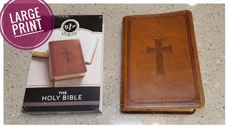 Review KJV Holy Bible Large Print Compact size Christian Art Publishers