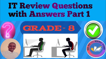 IT Review Exercise for Grade 8 part -1