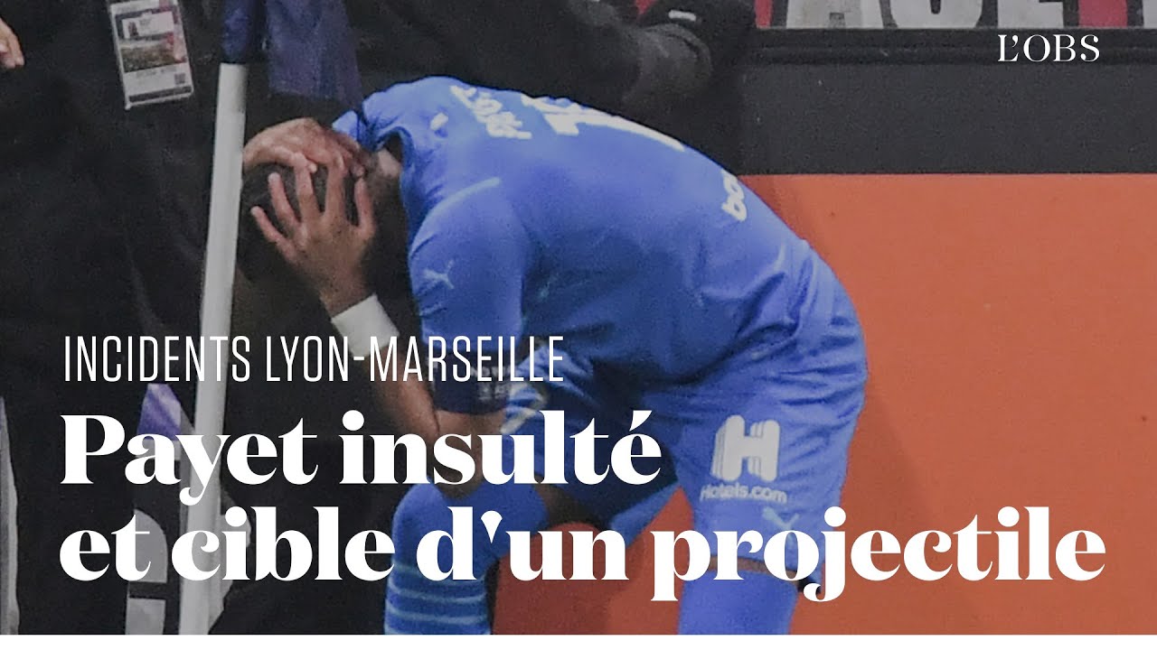 Les images de lagression de Dimitri Payet lors du match OL OM