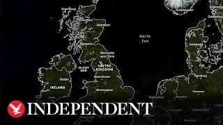 Satellite imagery shows comparison in snowfall between 2021, 2022 and 2023