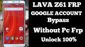 Lava z61 frp bypass 2022 || lava z61 frp bypass without pc || Lava z61 Google Account Bypass