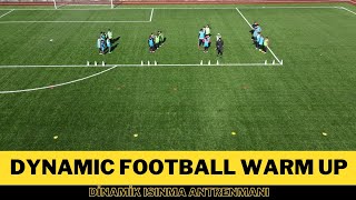 картинка: Динамическая разминка для футбола  |Сделайте это перед тренировкой динамической разминки |