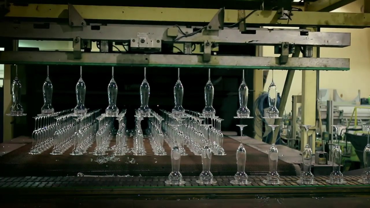 Machine made glassware production YouTube