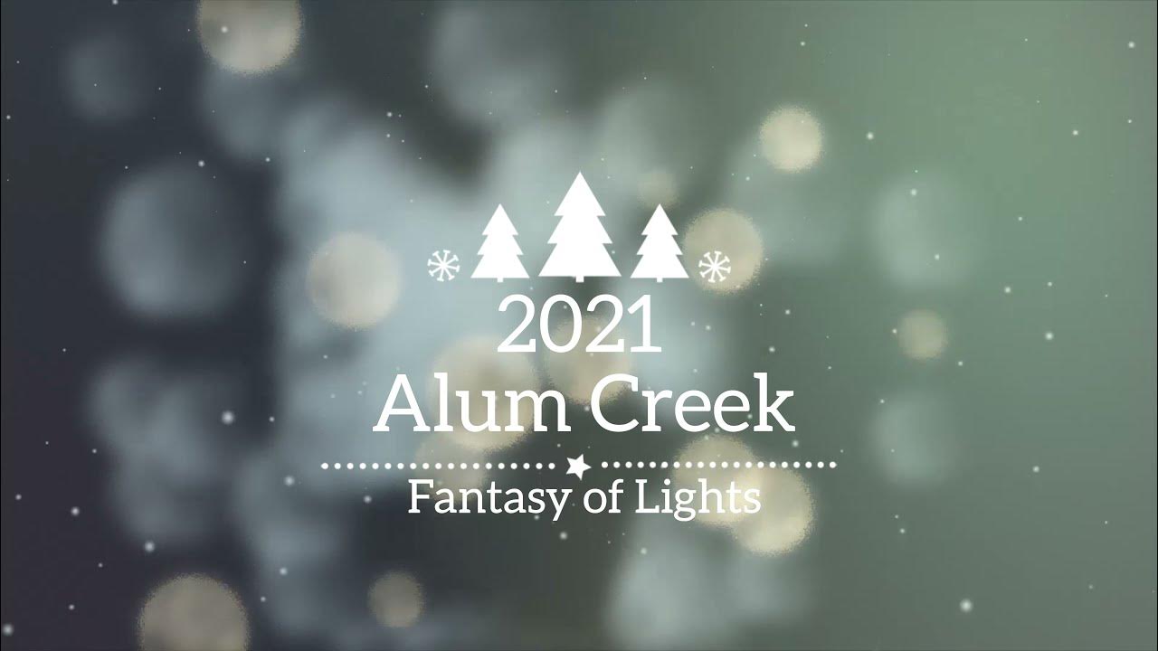 Alum Creek Fantasy of Lights 2021 Christmas Drive Thru Show YouTube