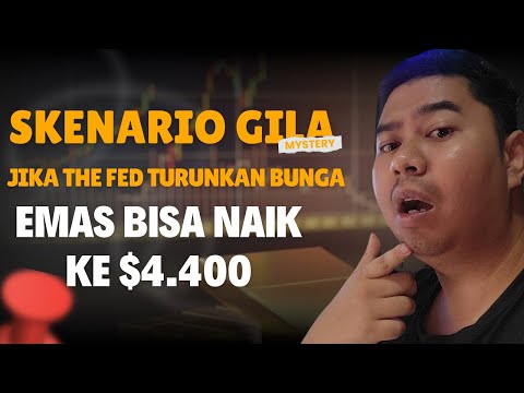 “Skenario GILA: Jika The Fed Turunkan Bunga, Emas Bisa Naik ke $4.400!”
