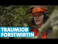 Gefährlicher Job im Wald: Sarah Löffler ist Waldarbeiterin