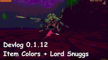 Juice Galaxy 0.1.12 Devlog ~ Item colors, Cuddlebugs, and Plans