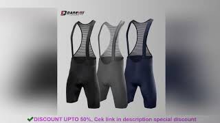 DAREVIE Men's Cycling Bretelle Seamless Men Cycling Shorts 6H 500KM Ride Men's Cycling Bib Shorts Pr