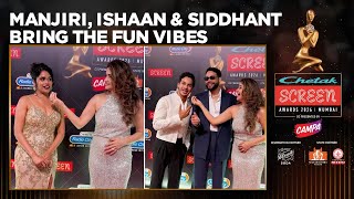 Manjiri Pupala, Ishaan Khatter, Siddhant Bring Fun Energy | #ChetakScreenAwards