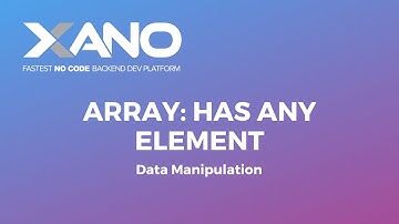 Array: Has Any Element