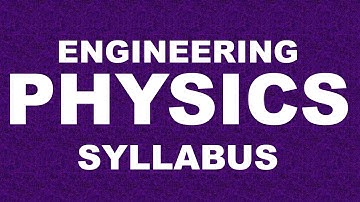 physics | engineering physics syllabus 2021 | engineering physics syllabus | CHROME TECH