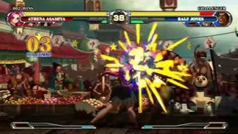 The King of Fighters XII - Athena Asamiya Combo Trailer