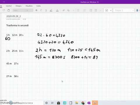 Video: Come Convertire I Secondi In Ore