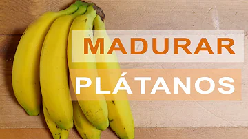 ¿Cómo maduran los plátanos los supermercados?