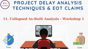 11. Project delay analysis || Collapsed as built analysis WS1