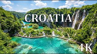 Crystal Cascades 🌊 Plitvice Lakes 4K • Radiant Piano &amp; Water Sounds for Deep Mind Reset