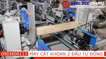 Máy Cắt Khoan Xéo 2 Đầu Tự Động - Automatic 2 Head Drilling Cutting Machine