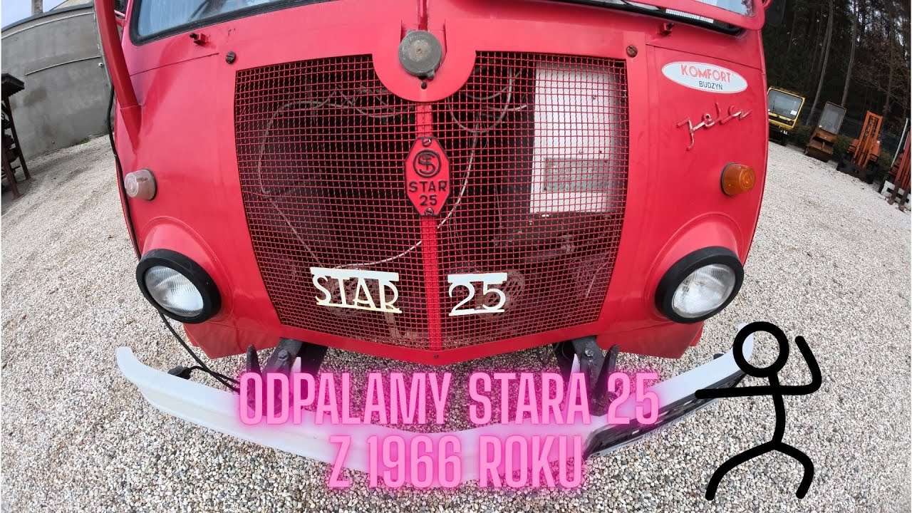 Jak on chodzi!!! Star 25 z silnikiem S-472 6 cylindrów benzyna 
