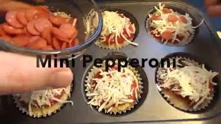 Learn how to make delicious pizza cupcakes. such a tasty treat!