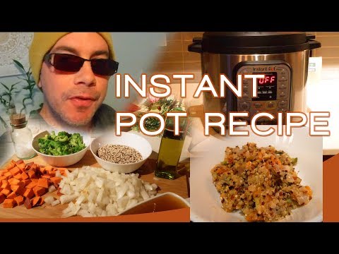 Instant Pot Recipe | Broccoli Onion Quinoa + Sweet Potato Cubes | The Ryan Show