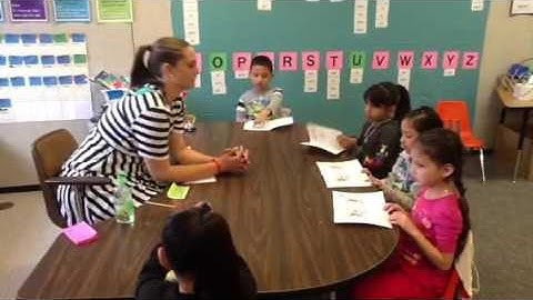 Kindergarten GuidedReading Day 2, Red Group