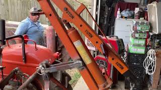 DYI Combination engine hoist/Tractor boom