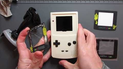 Game Boy screen lens removal and replacement the easy way