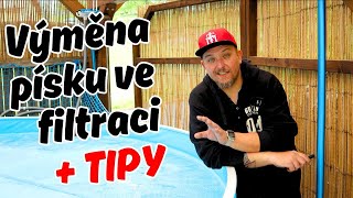 BAZÉNOVÉ TIPY a výměna písku ve filtraci Marimex ProStar4