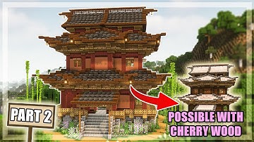 How to Build a Japanese Temple | Minecraft Tutorial [2/3]