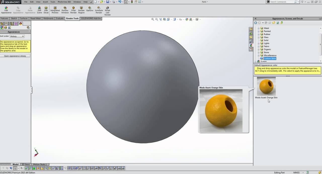 solidworks appearance library download
