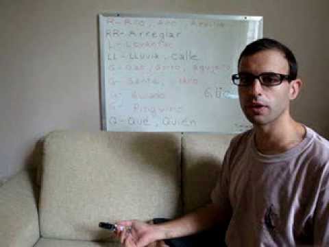 Learn Spanish 3: Spanish pronunciation - Video 4/5