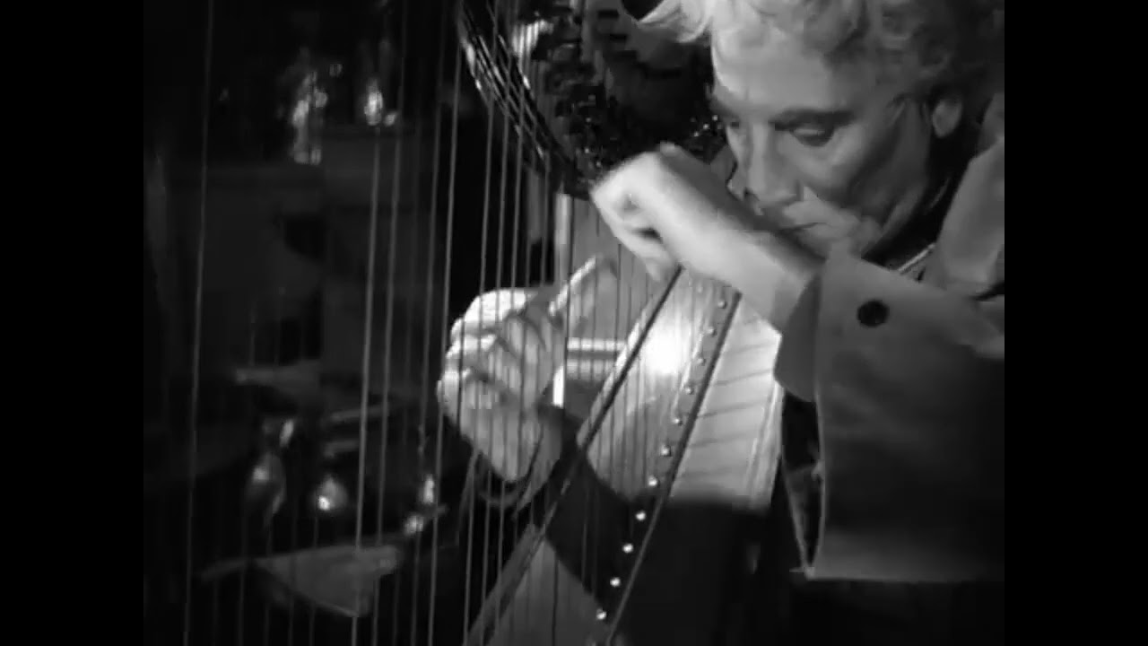 Debussy, Clair de Lune, Harp  Harpo Marx, Music Movie