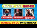 Would you rather marvel vs dc edition  marvelvsdc