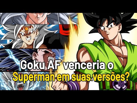 Superman all forms vs Goku AF all forms #crossbattle #supermanvsgoku #allforms