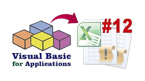 APPLICAZIONE COMPLETA con VBA in Excel - Abilitare e disabilitare PULSANTI da CODICE 12