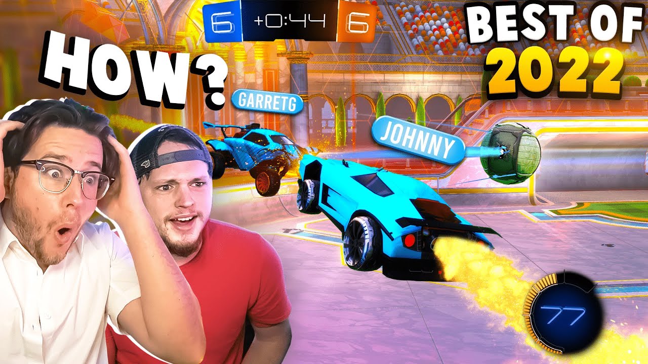 Rocket League noob (My Best Friend) reacts to the CRAZIEST goals of 2022